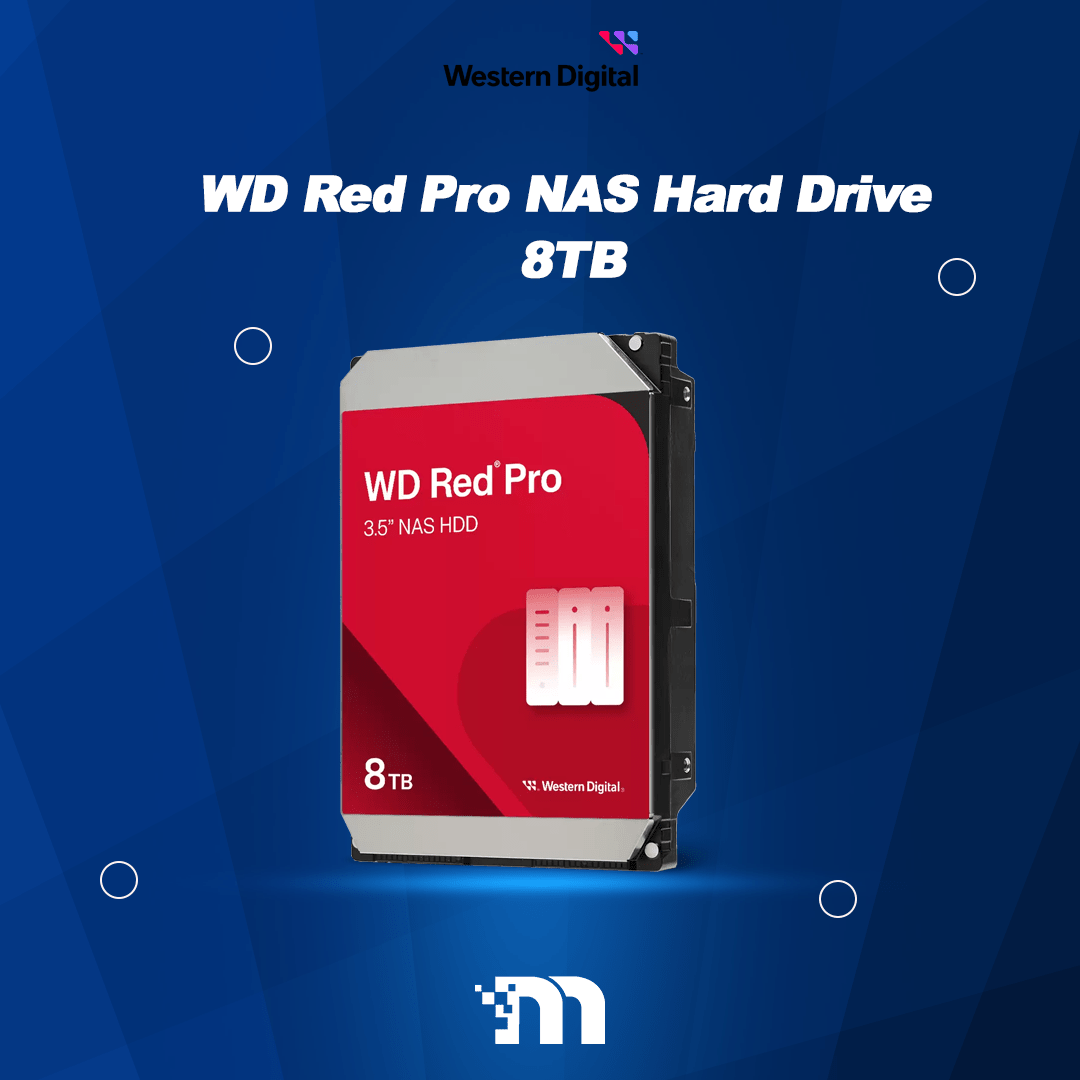 WD Red Pro NAS Hard Drive - 8TB - MR BACKUP